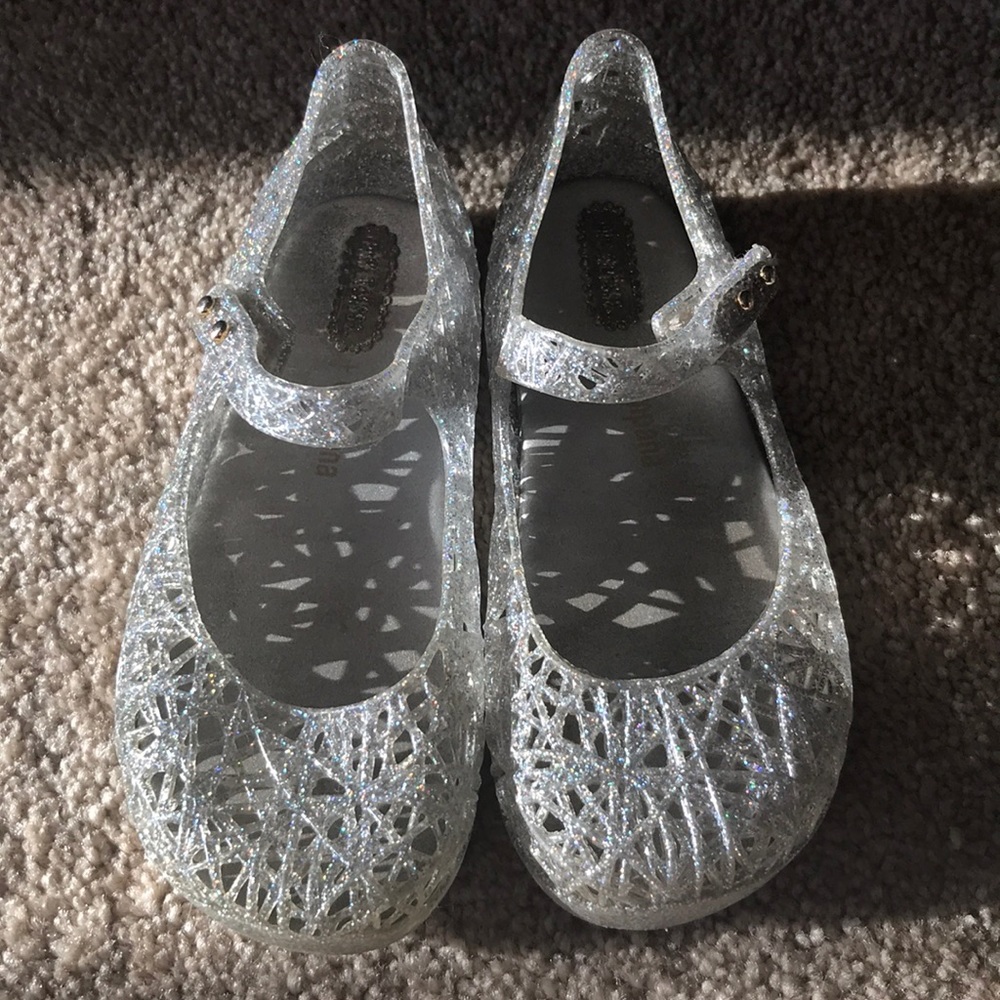 EUC mini Melissa size 10 original bag and box